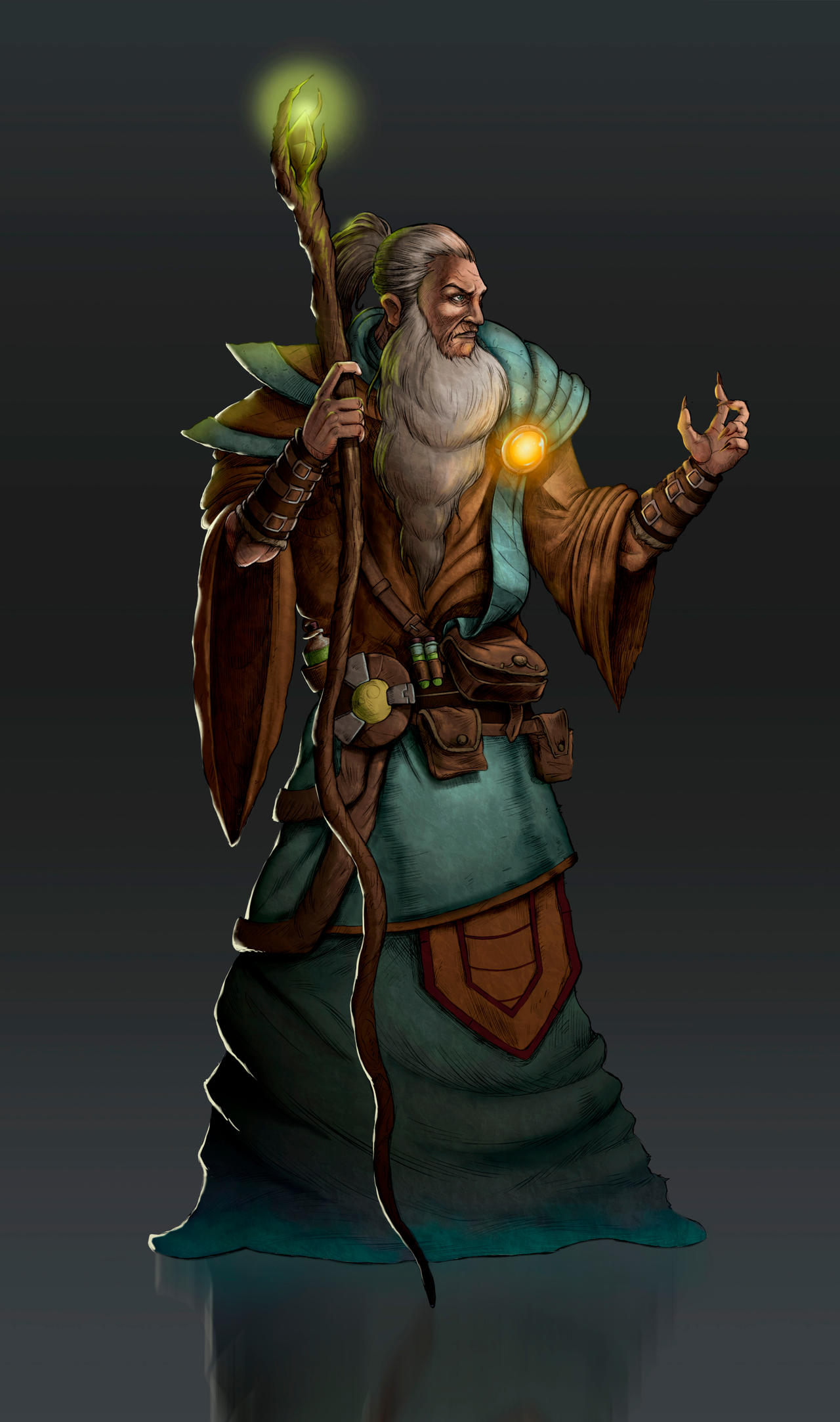 Wizard character design by JoseCarlosGonzalez44 on DeviantArt
