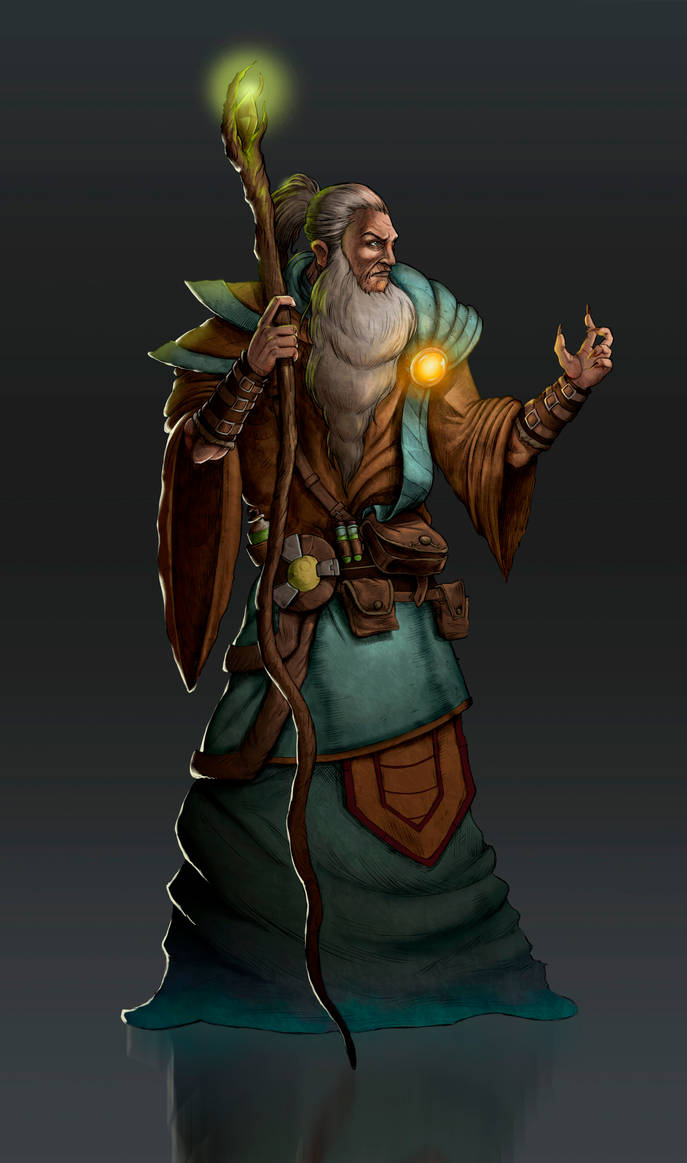 Wizard character design by JoseCarlosGonzalez44 on DeviantArt