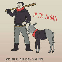 negan and his love for donkeys