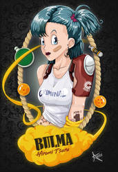 Fanart PIN-UP Criminal Bulma _Dragon Ball