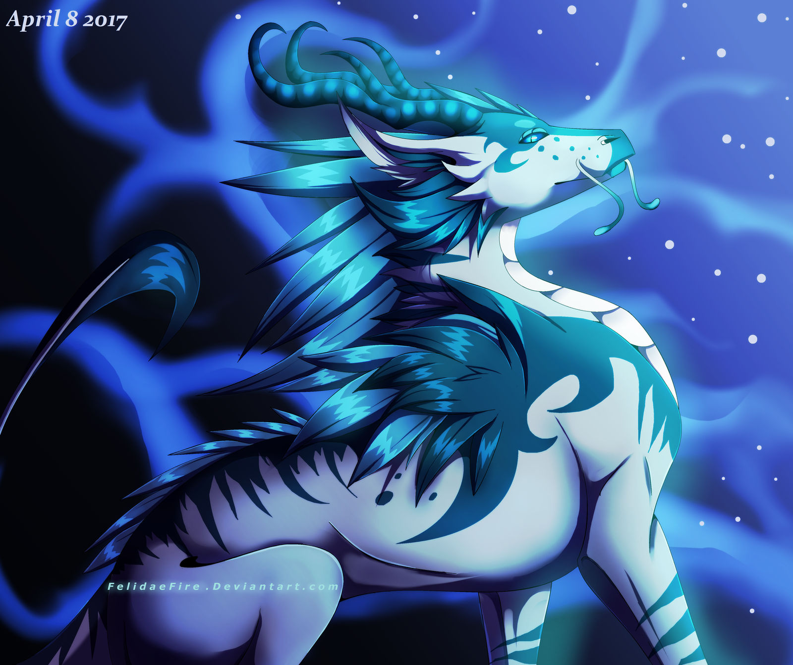 Moon Rabbit Dragon Moon Dragon by FelidaeFire on DeviantArt