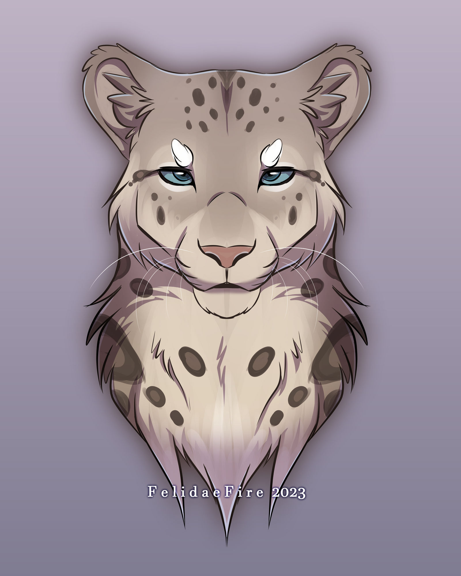 Just a snowy leopard by FelidaeFire on DeviantArt