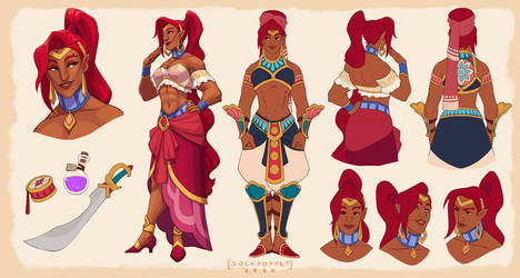 Commission for blastermath - BotW Gerudo