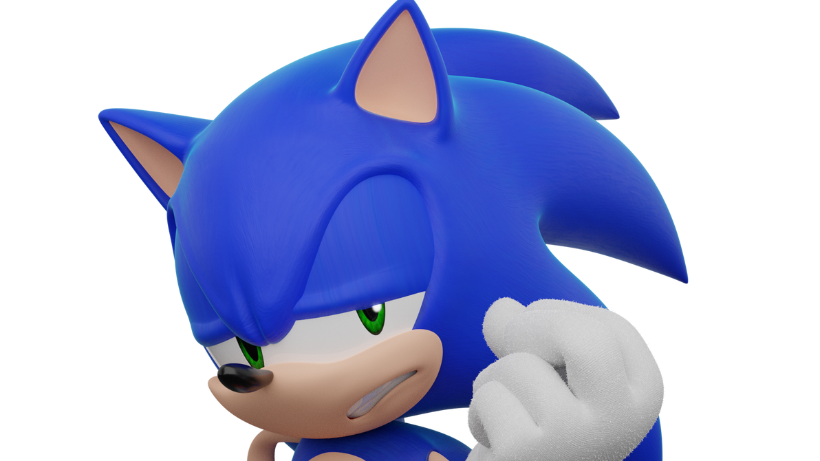 I'm WAITING Sonic render 3 by LockTrapYTArts on DeviantArt