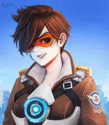 Tracer Overwatch Fan art