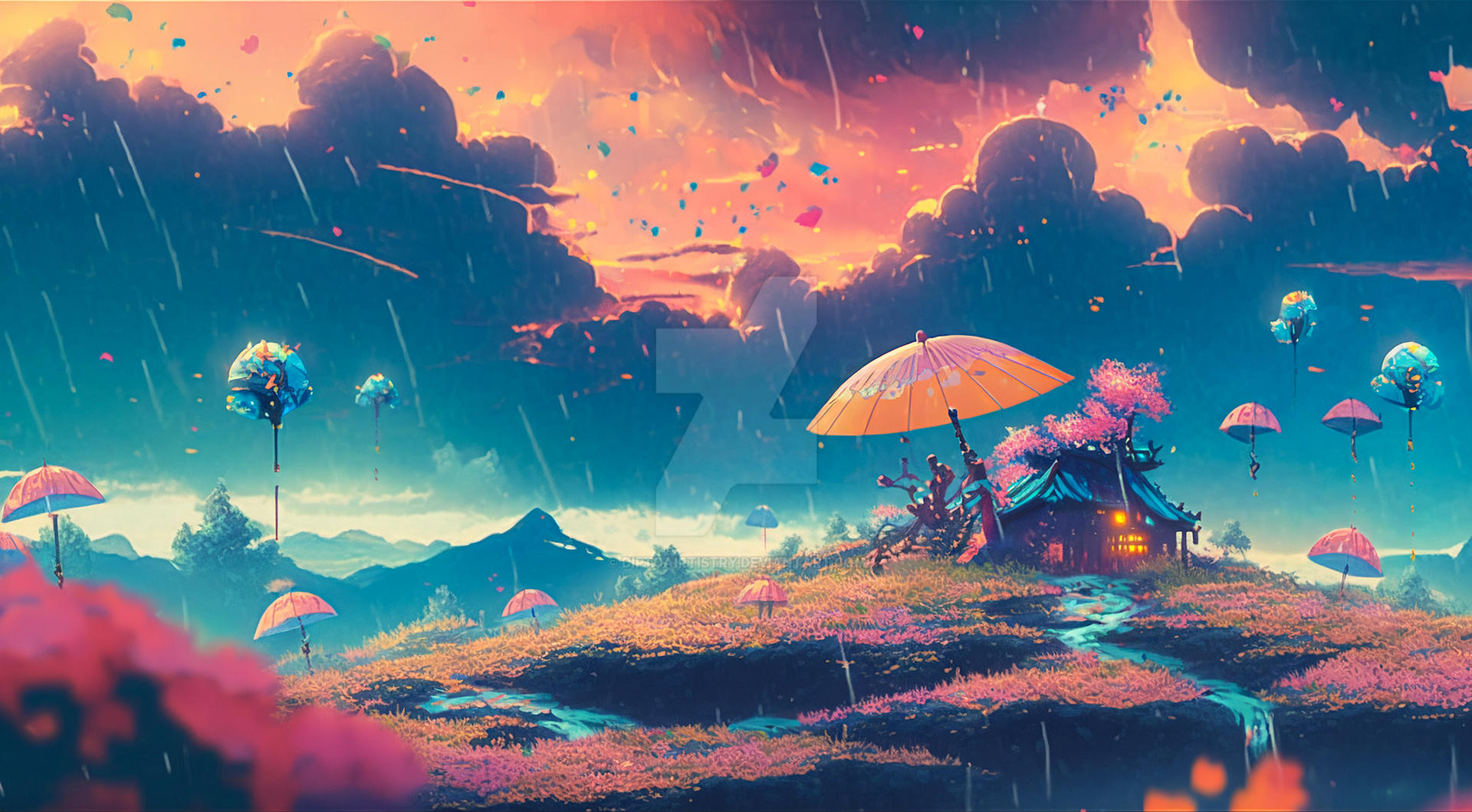 Spring Realm Dreamy Japanese Anime, Surreal Spring Realm. AI by DiptoAIrtistry on ...