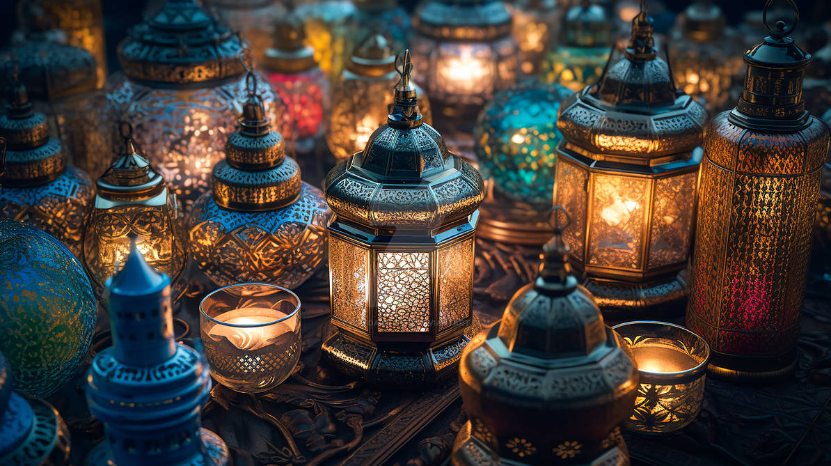 The Beauty of Colorful Turkish Lanterns. AI Art. by DiptoAIrtistry on ...