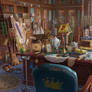 Briefing Room - hidden object game scene