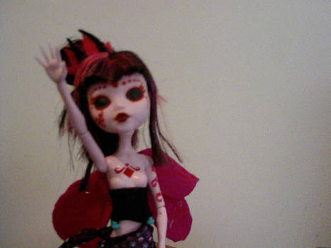 Custom Monster High doll Blood Fairy