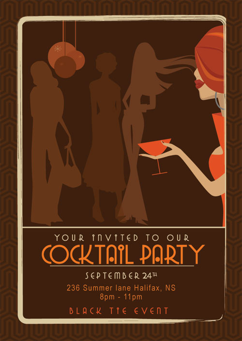 cocktail party invitation