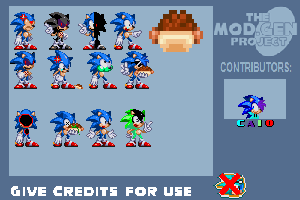 Sonic The Hedgehog Custom Sprites : Modgen : Free Download, Borrow