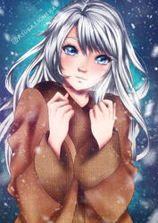 Girl in Snow