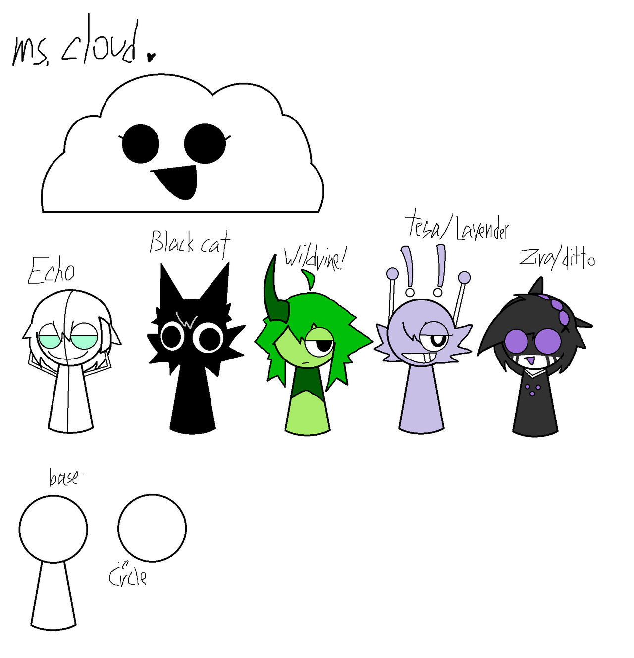 all character sprunki oc by grayon11 on DeviantArt