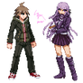 Makoto Naegi and Kyoko Kirigiri