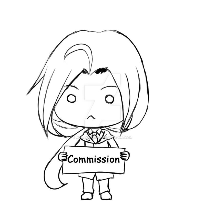 Commission example - line art by MoztDangerous on DeviantArt