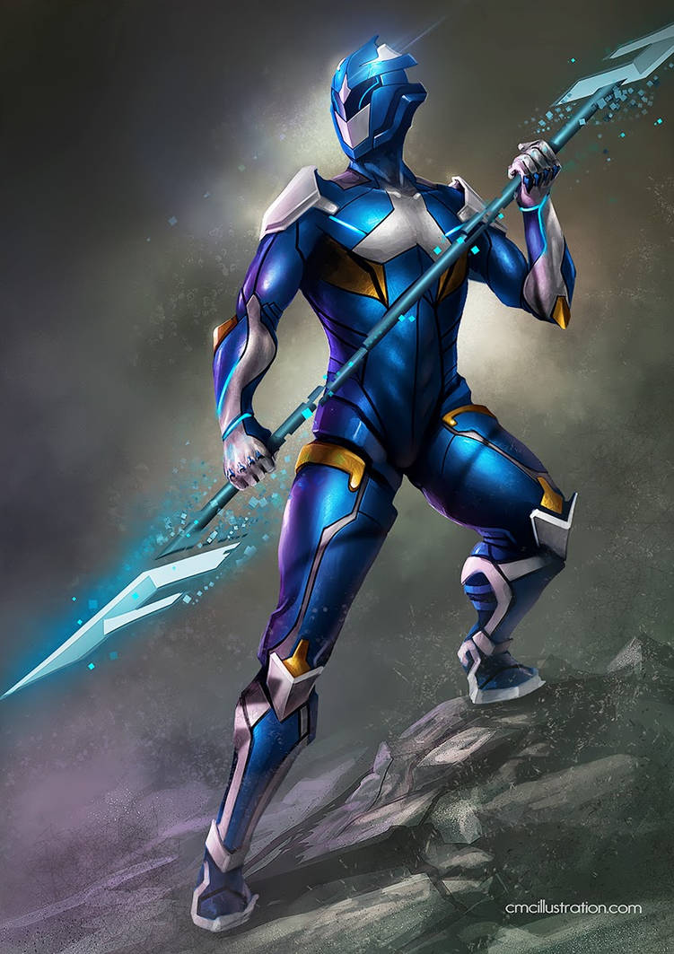 Power Ranger - Blue - Redesing by Aioras on DeviantArt