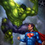 Superman vs Hulk