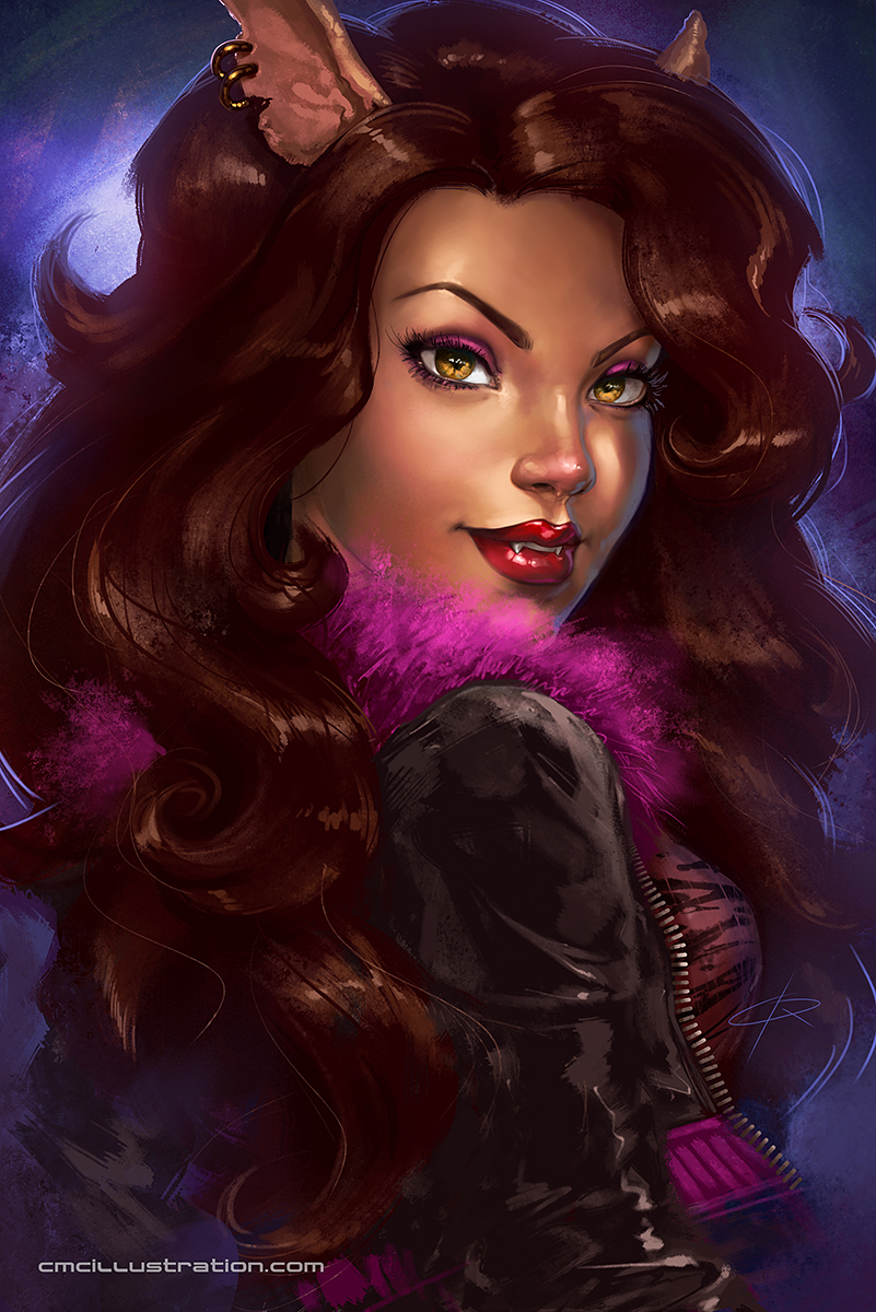 Clawdeen Wolf portrait