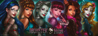 All together - Monster high portraits