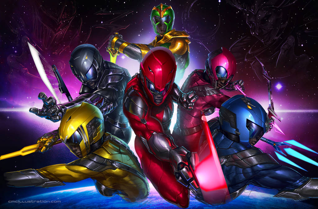 Power Rangers Neon by Aioras
