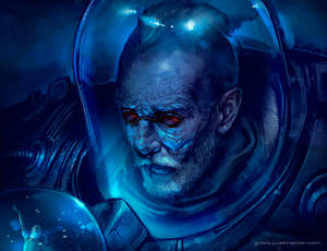 Mr Freeze portrait - cmcillustration