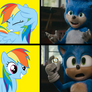 Rainbow Dash approves new Sonic.