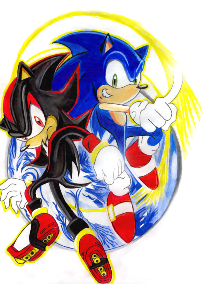 260 Sonic x Shadow ideas  sonic, sonic and shadow, shadow the hedgehog