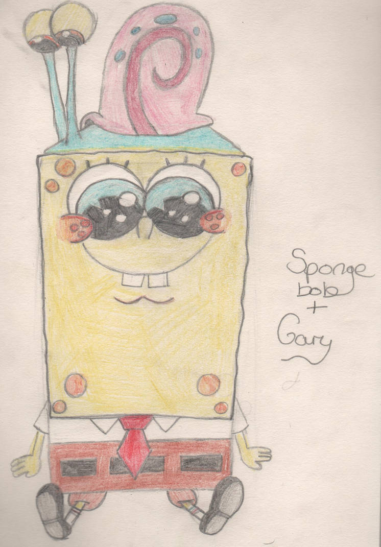 Spongebob and Gary by LaurenzoPanda on DeviantArt