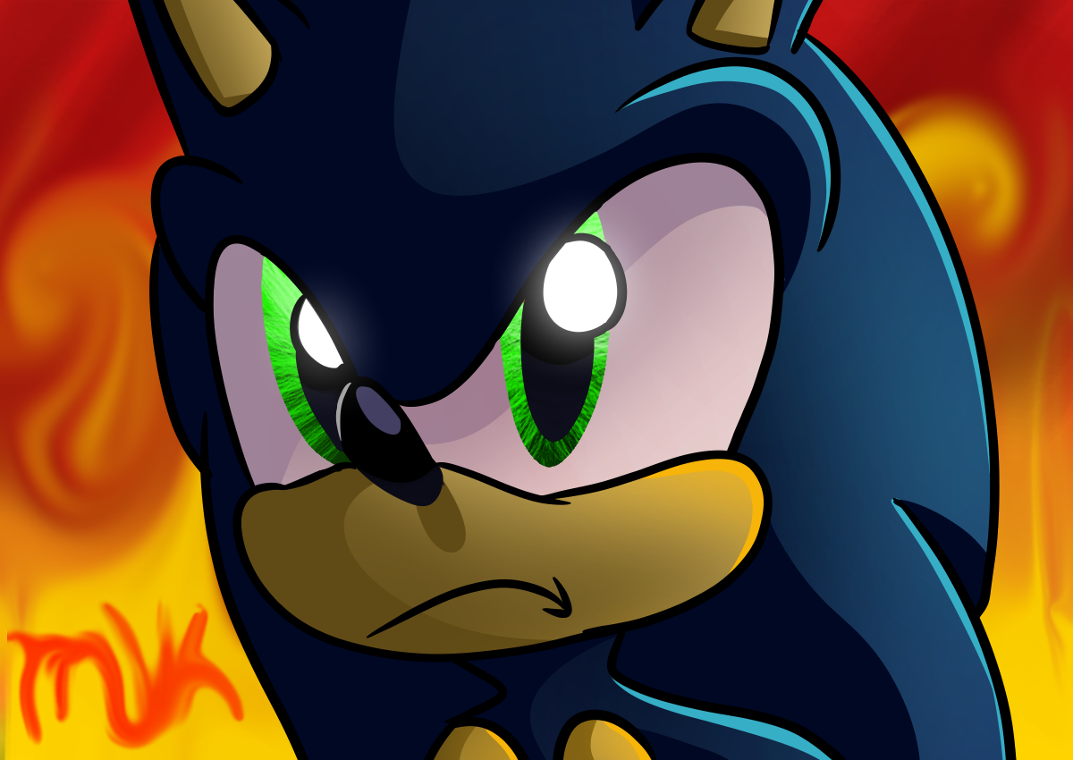 Iblis Trigger - Sonic 06 redraw by MarshmallowBiscuit on DeviantArt