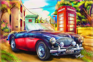 Realistic Drawing/Digital Painting Austin-Healey by OliverArtsOficial