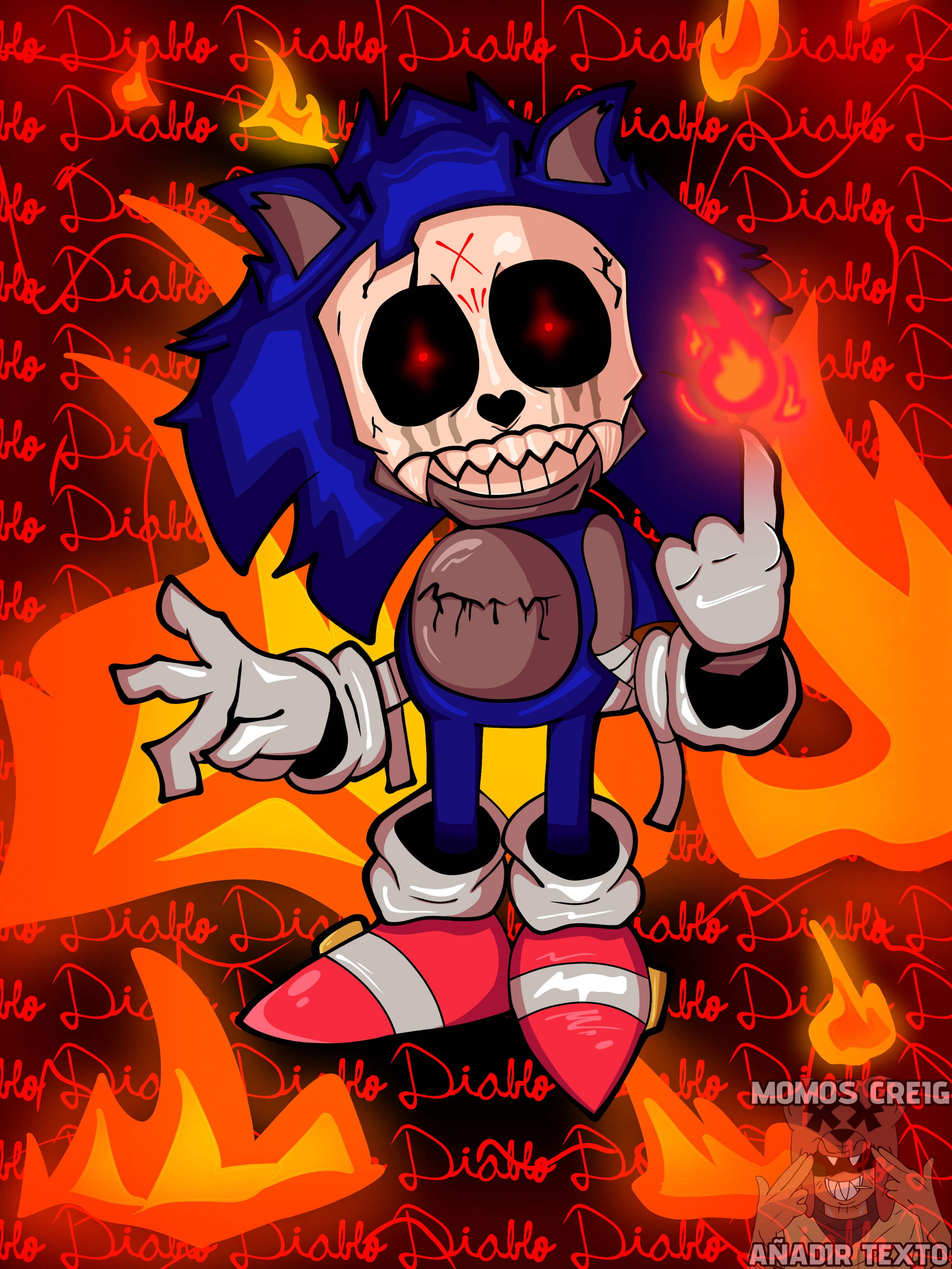 Sonic.exe Rerun Diablo (Sonic.exe Rerun) by MuchaCompu47 on DeviantArt