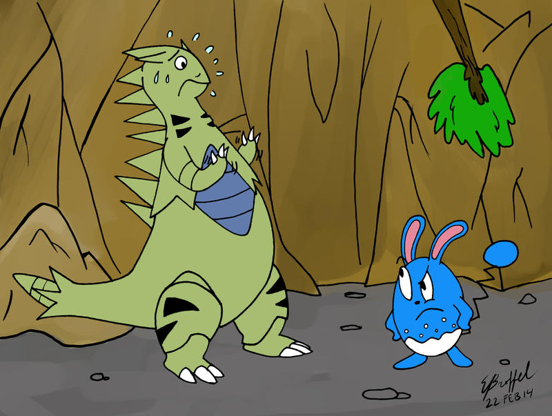 Aqua Rabbit Aqua Rabbit Intimidation by Cartoon-Eric on DeviantArt