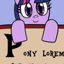 Twilight Sparkle Bookmark 