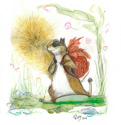 Squirrel sketch for my children book project