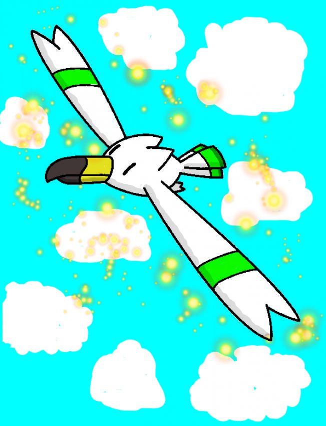 Shiny Wingull by Sarahtheweredragon on DeviantArt