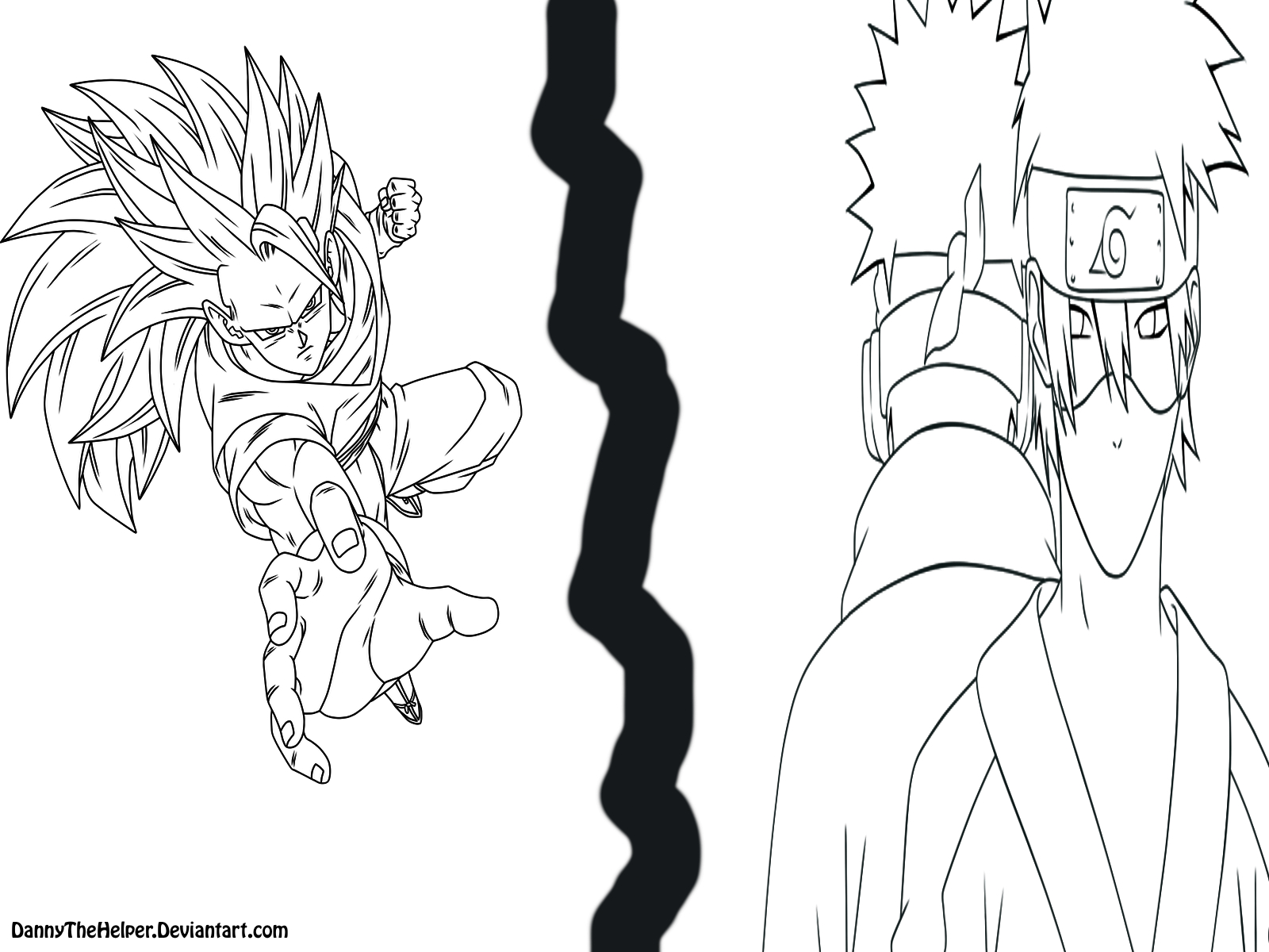 goku vs naruto - Desenho de obitouchirra20 - Gartic