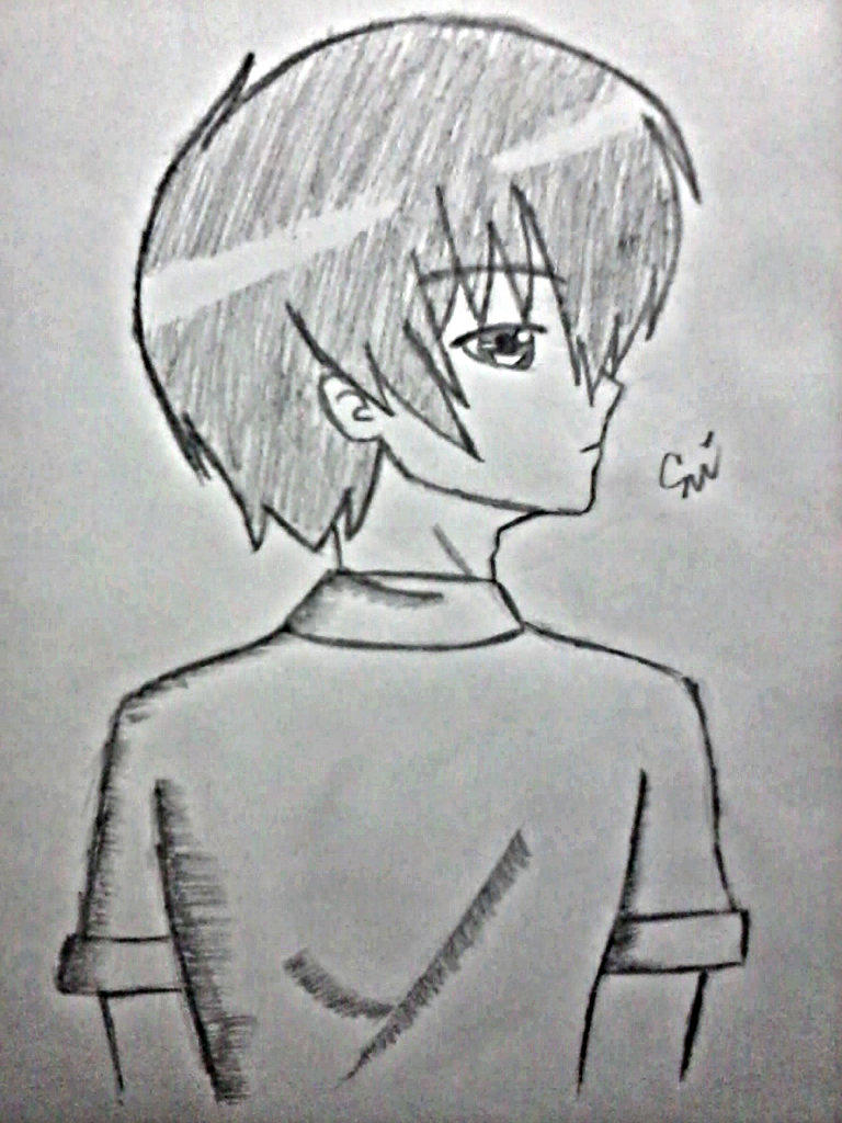 Anime Guy Side View Drawing By Luciashana On Deviantart