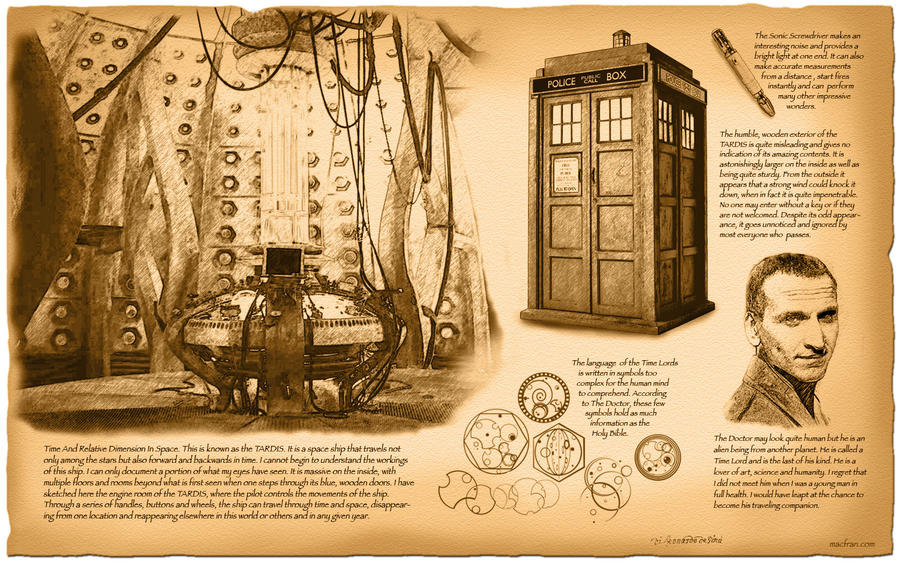 Doctor Who, TARDIS by da Vinci