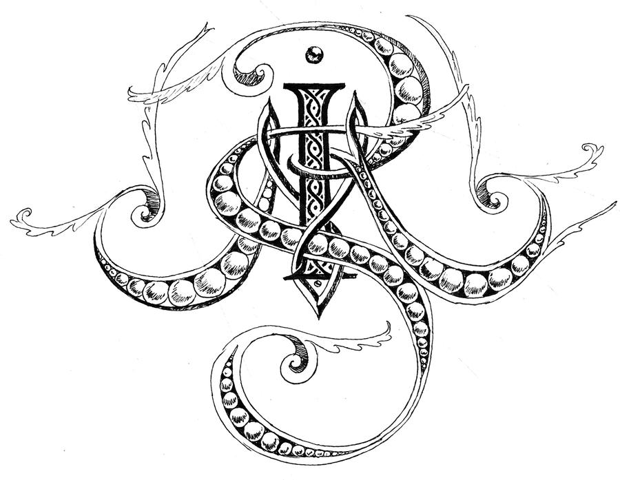 Initials Rms Caligraphy RMS Monogram Sketch II by AirborneTerror on DeviantArt