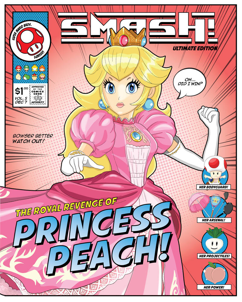 Princess Peach Smash Comic by gbarone13 on DeviantArt