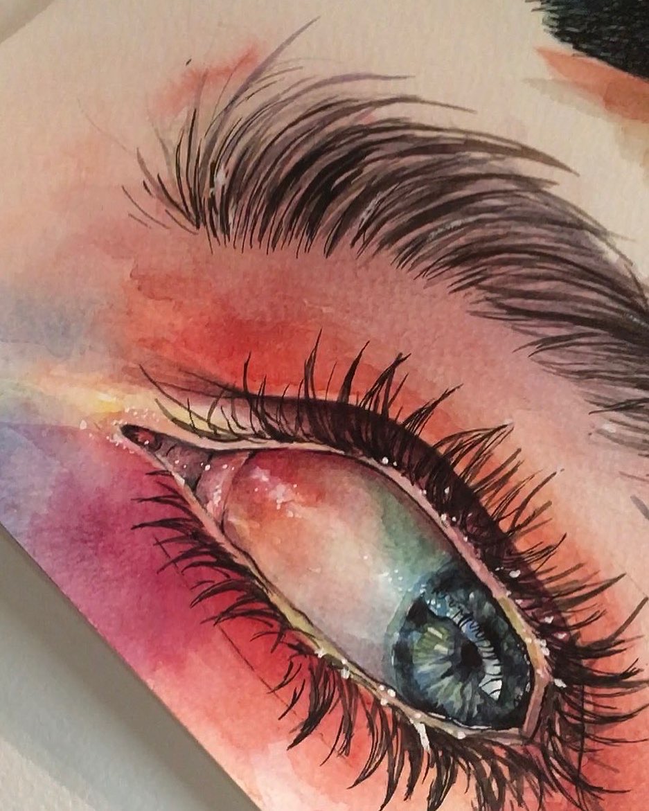 Watercolor Eye Painting By Cldwtr On Deviantart