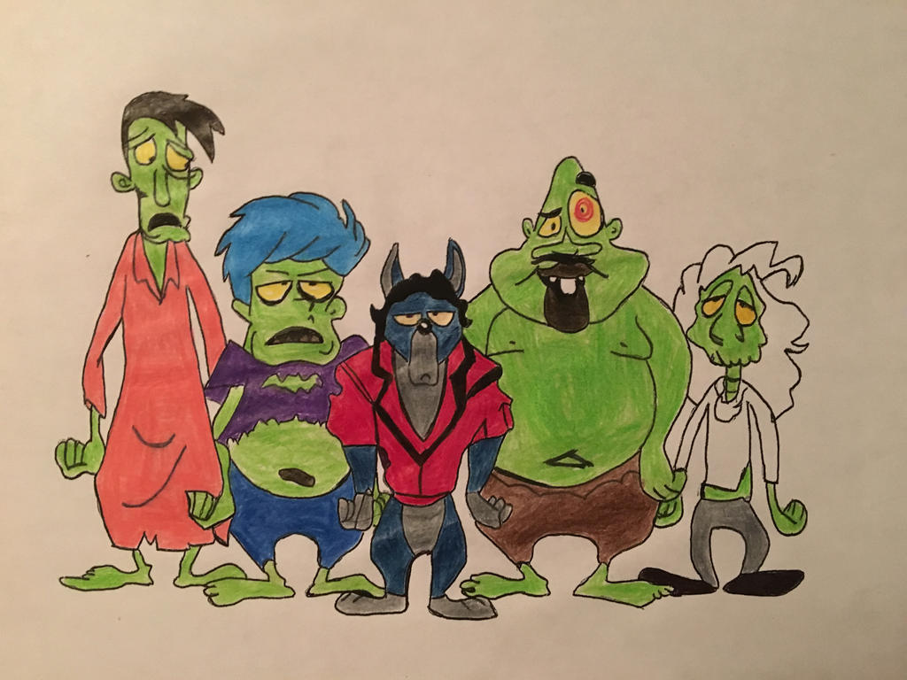 Inktober 2017 Day 31: Night of the Living Buttons by Brutus-Maximus on ...