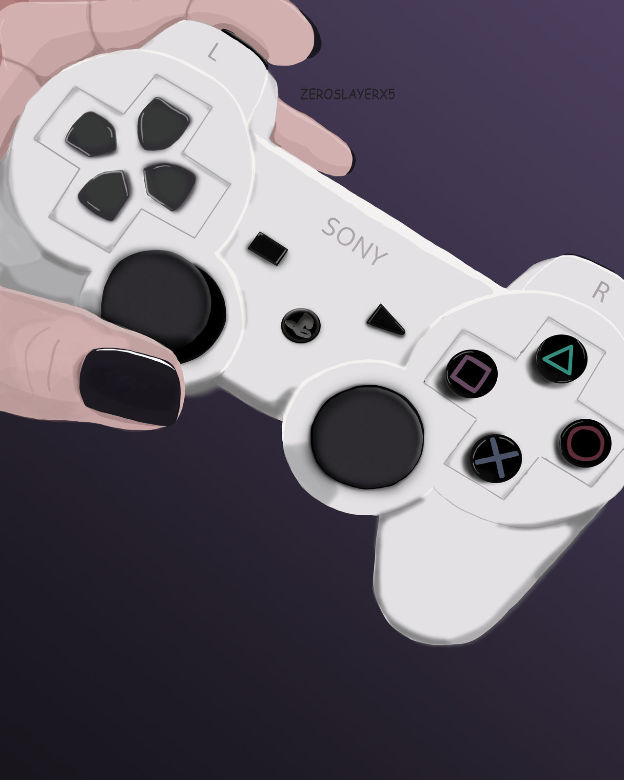 Controller95 Deviantart Ps3 Controller FanArt by ZeroSlayerX5 on DeviantArt