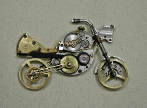 Handmade Steampunk Motorcycle