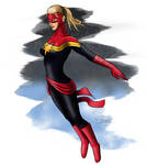 Captain Marvel - Carol Danvers by lilyinblue
