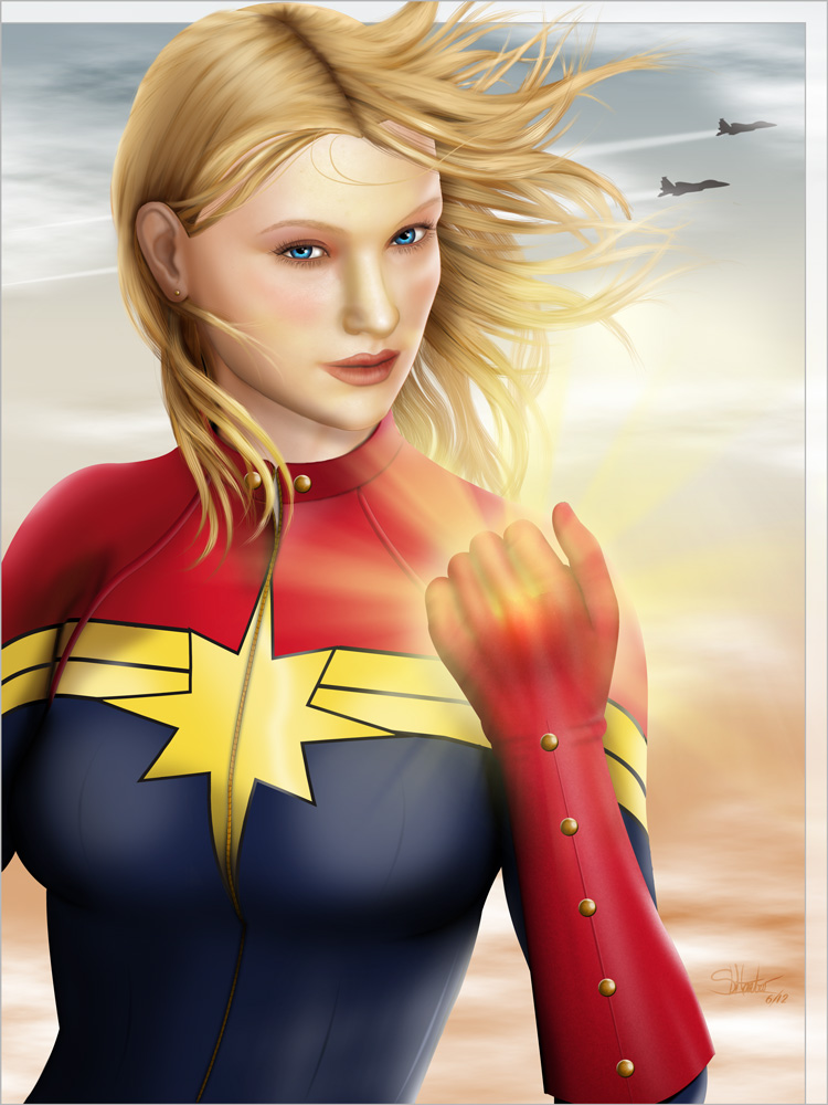 Captain Marvel - Carol Danvers - Portrait