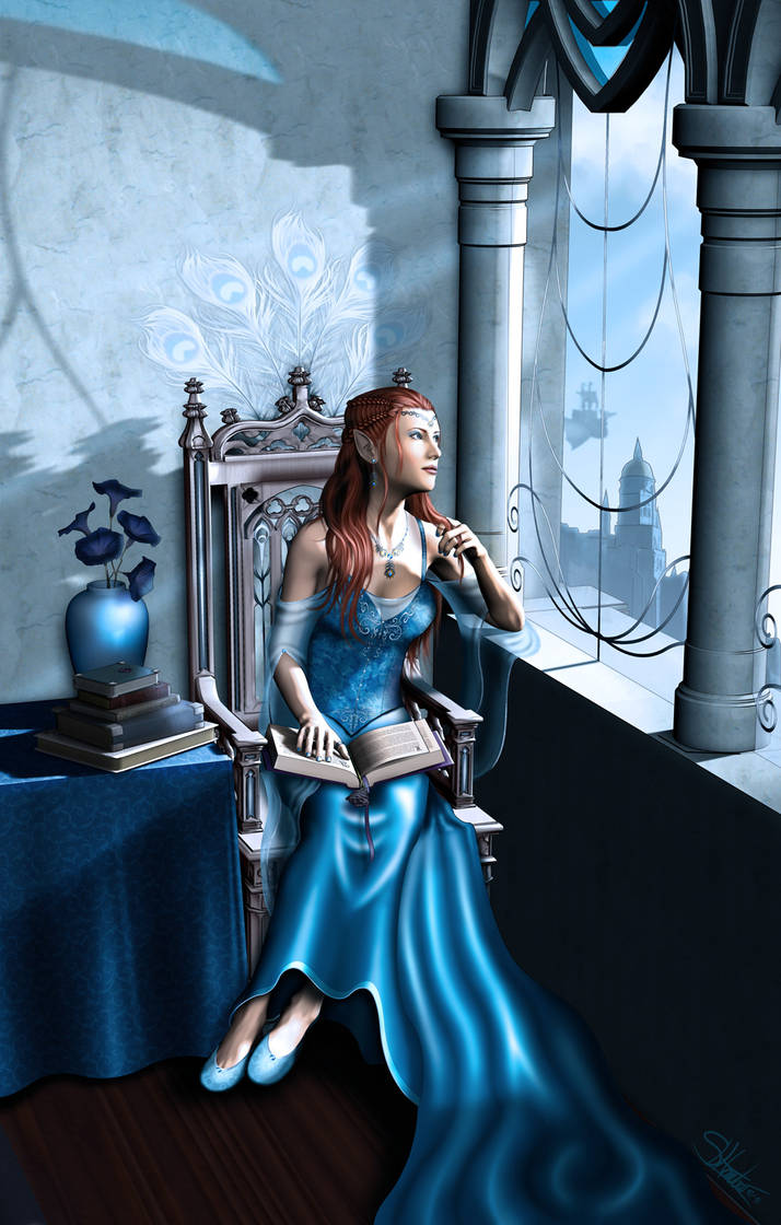 The Mirror Alone - Gemstone IV by lilyinblue