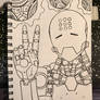 Zenyatta Outlined in Pen