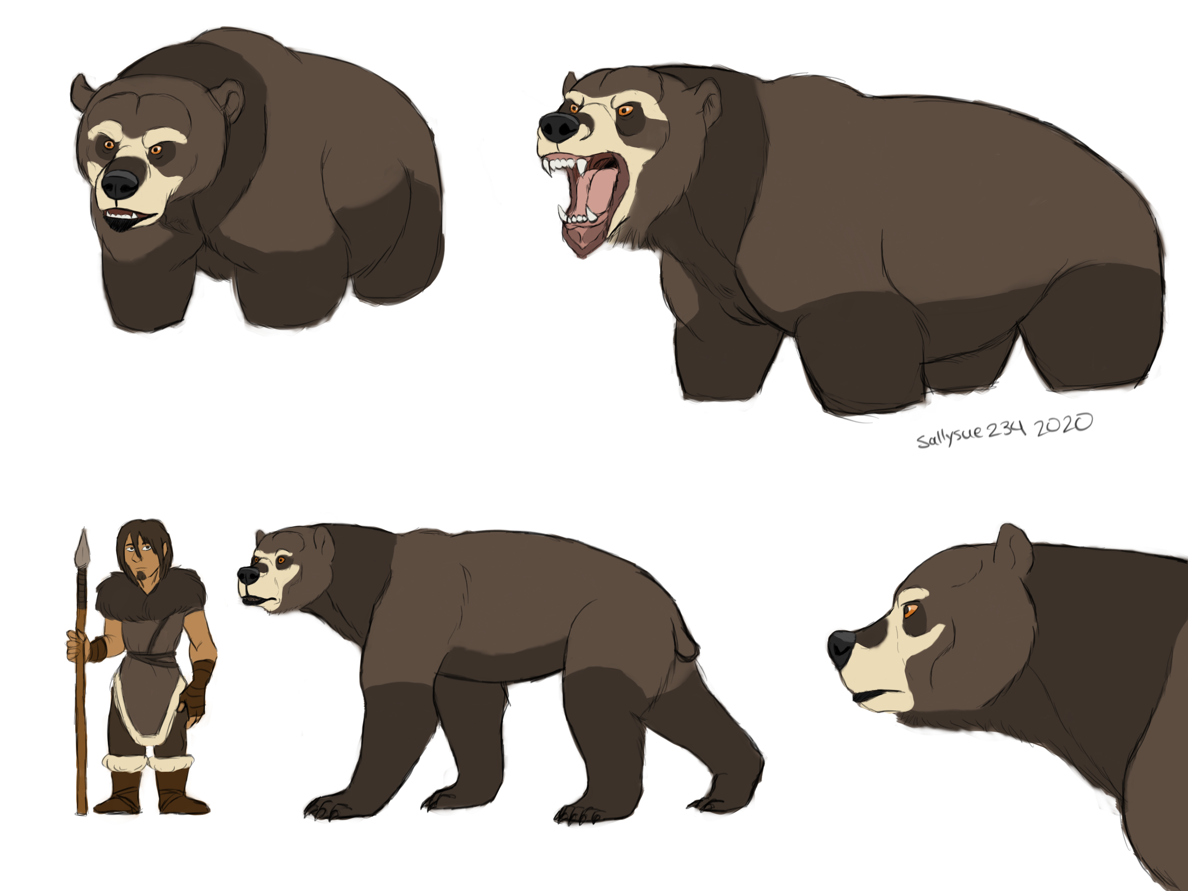 Short Faced Bear Sketch By Sallysue234 On Deviantart