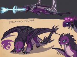 Httyd Fan Dragon #4 Briskwind Boltren